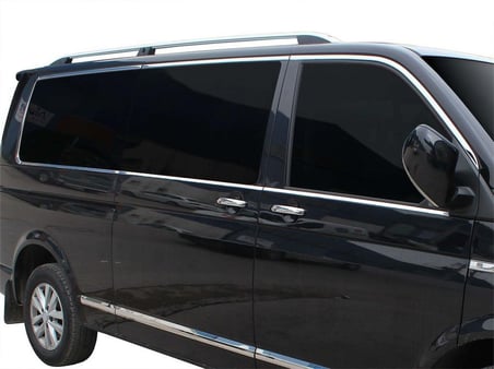 Volkswagen Multivan T5.5 Cam Çerçevesi 14 Prç Krom (U.Ş) Tek Sürgü 2010 Ve Sonrası