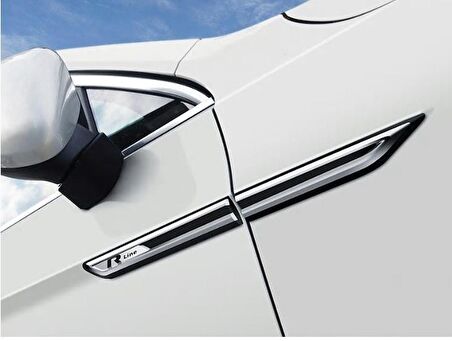Volkswagen Passat B8 Abs Krom Çamurluk Çıtası 4 Prç. R Line 2015 Ve Üzeri