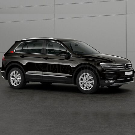 Volkswagen Tiguan Krom Cam Çerçevesi 10 Prç. 2016 Üzeri