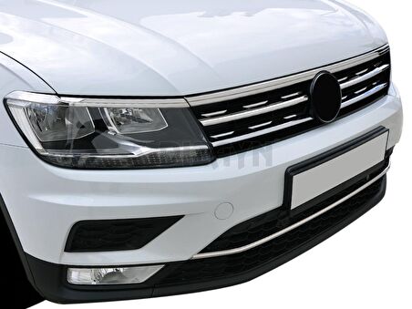 Volkswagen Tiguan Krom Far Üst Çıtası 3 Prç. 2016-2020