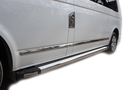 Volkswagen Transporter T5 Yan Kapı Çıtası 5 Prç P.Çelik(Kısa Ş) 2003-2010