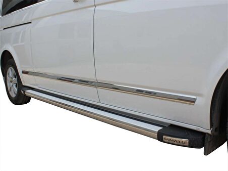 Volkswagen Transporter T5 Yan Kapı Çıtası 7 Prç Krom (U.Ş) 2003-2010