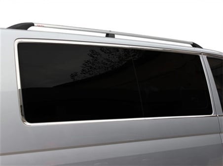 Volkswagen Transporter T5.5 Cam Çerçevesi 14 Prç Krom (U.Ş) Çift Sürgü 2010-2014