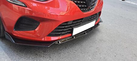 Renault Clio 5 Ön Tampon Eki Custom Ön Lip 3 Parça Vakum Üründür