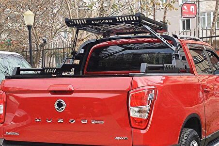 Ssangyong Musso 2019+ Uyumlu Sepetli Roll Bar AQM-S10