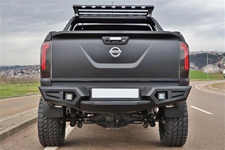 Nissan Navara 2010+ Arka Demir Tampon Aqm-M20