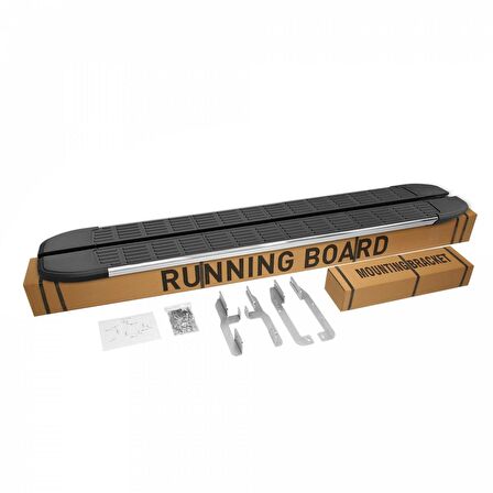 VW Caddy 3 Uzun Şase S-Line Krom Yan Basamak 223 Cm 2004-2020
