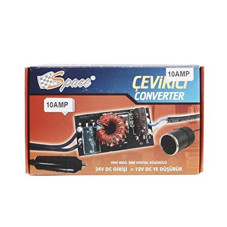 Converter Çevirici (24-12V Çevirici) 10 Amper / Icca50