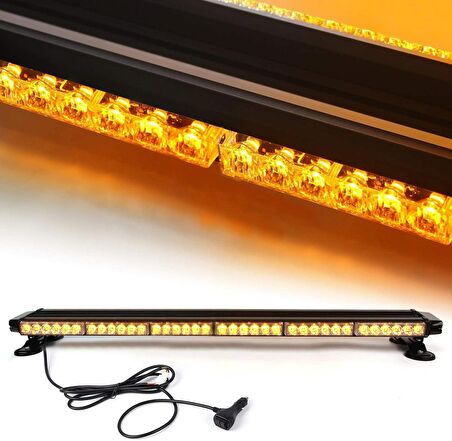 Çakar Lamba Çift Taraflı 78 Led Sarı-Sarı / Lapa528