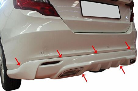 Fiat Egea SD Arka Tampon Altı 2015 ve Sonrası
