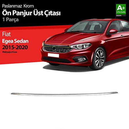 Fiat Egea Sedan Krom Ön Panjur Üst Çıtası 2015-2020