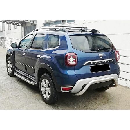 Dacia Duster 2 2018 - Arka Koruma Tampon Barı U Model Borulu