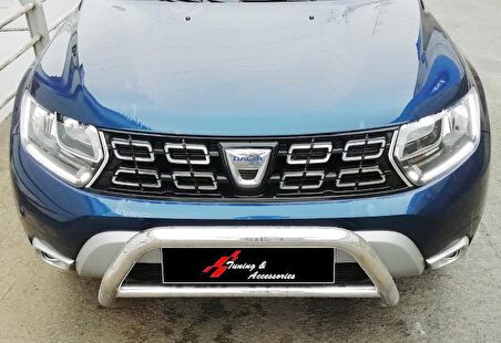 Dacia Duster 2 Yeni Kasa 2018 - Ön Koruma Barı U Model Borulu