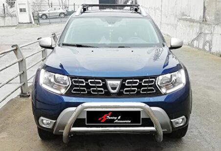 Dacia Duster 2 Yeni Kasa 2018 - Ön Koruma Barı U Model Borulu