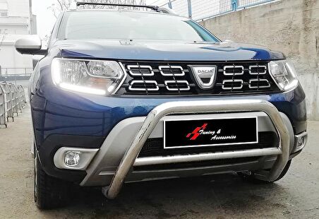 Dacia Duster 2 Yeni Kasa 2018 - Ön Koruma Barı U Model Borulu