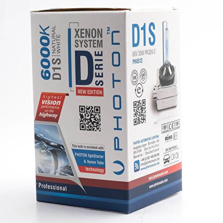 D1S 6000K +%50 Fazla Işık OEM Ampul