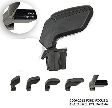 Ford Focus 2 ARACA OZEL KOL DAYAMA SİYAH 2006-2012