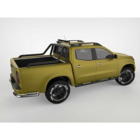 Toyota Hilux  Rollbar - Canyon Siyah Roll Bar (AQM - PRB28)