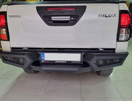 Off Road Arka Demir Tampon Mat Siyah AQM-M20