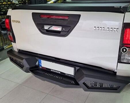 Off Road Arka Demir Tampon Mat Siyah AQM-M20