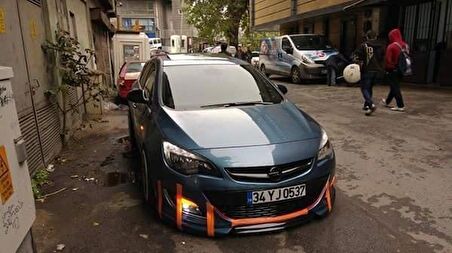 Opel Astra J Makyajlı Custom Ön Ek (Plastik)