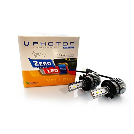 Photon Zero H7 Xtreme Yellow +3 Plus Fansız Led