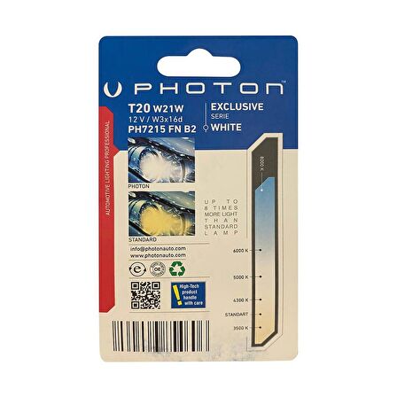 Photon T20 Fanlı Beyaz Blister