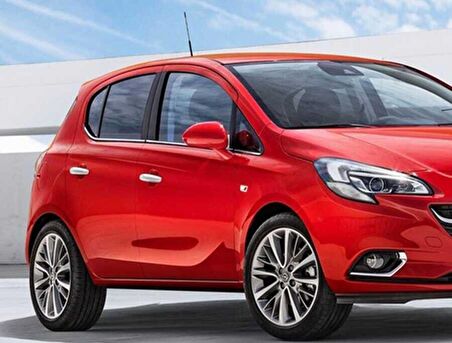 Opel Corsa E HB Krom Cam Çıtası 6 Parça 2015-2019 Arası