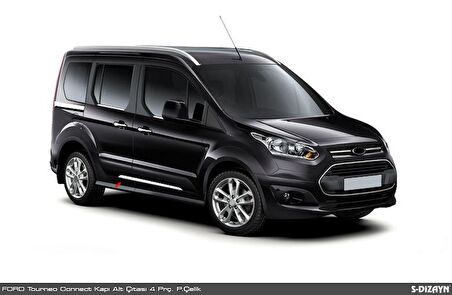 Ford Connect Krom Yan Kapı Çıtası Altı 4 Prç. 2015 Üzeri