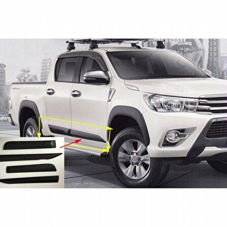 Ducki Hilux Revo 2015-2019 Kapı Altı Dodiği Kapı Kaplama Küçük