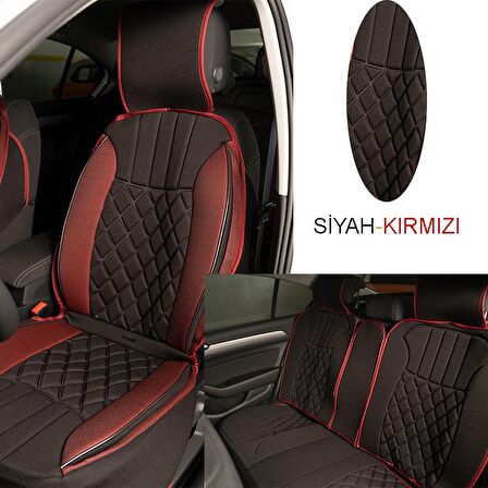 Elegance 5'Li Set Minder Siyah-Kırmızı / Klmny547