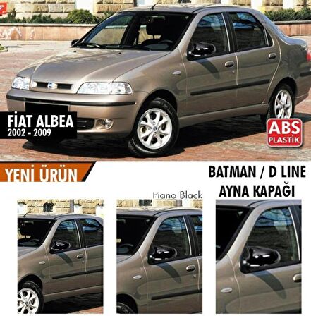 Fiat Albea (2002-2009) Batman Yarasa Ayna Kapağı (Makyajsız Kasa)