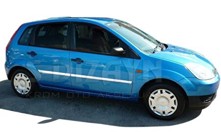 Ford Fiesta Krom Yan Kapı Çıtası 4 Prç 2002-2006