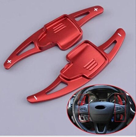 Ford Focus (2015-2019)  Paddle Shıft (F1 Vıtes Kulakcık)  -  Kırmızı