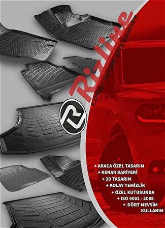 Ford Focus 1 1998-2004 3D Havuzlu Paspas Orjinal Rizline Drs