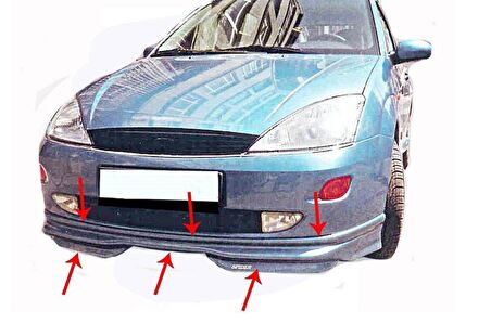 Ford Focus 1 Ön Tampon Altı Fiber 1998-2002