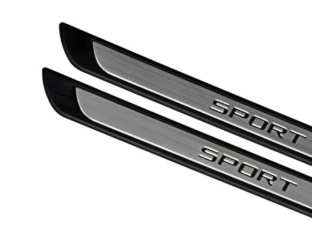 Fiat Doblo 2 Krom Kapı Eşik Koruması Sport Line 2010-2015 2 Parça