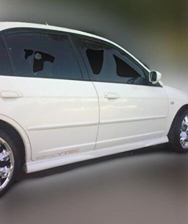 Honda Civic 2001-2005 Yan Marşpiyel Boyalı