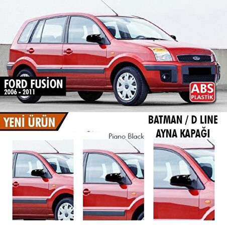 Ford Fusion (2006-2011) Batman Yarasa Ayna Kapağı (Parlak Siyah)