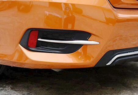 Honda Civic 2016 Fc5/S Krom Sis Farı Kenar Çıtası Ön Oem Abs