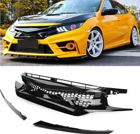 Honda Civic Ön Panjur Seti Fc5/Fk7 (2015-2021)