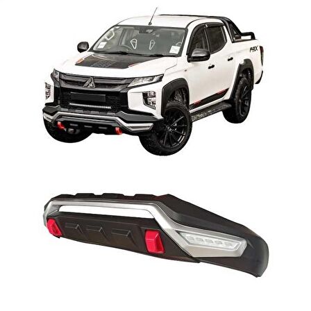 Mitsubishi L200 Ön Tampon Koruması Plastik 2020+