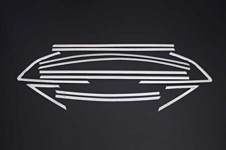 Ford Focus 3 HB Krom Cam Çerçevesi 12 Parça 2011-2017 Arası