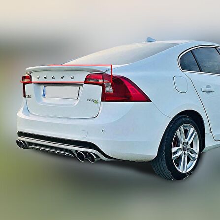 Volvo S60 Spoiler 2011-Boyalı