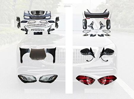 Mercedes W221 S Serisi İçin W222 Maybach Facelıft Body Kıt