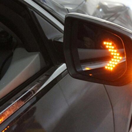 Led ayna gündüz ledi amber renk 18 led / LAAM318