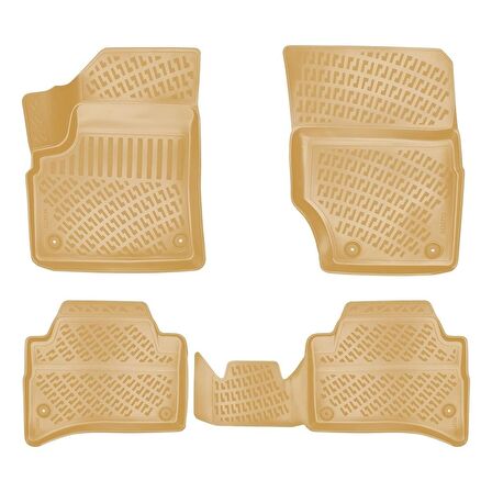 Volkswagen Golf6 2008-2012 3D Havuzlu Bej Paspas Seti