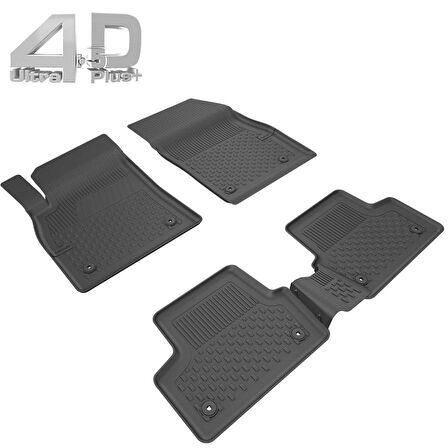 Sahler Seat Leon 3 2013-2020 Siyah Renk 4.5D Araca Özel Paspas Seti 5 Parça