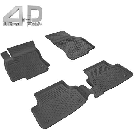 Sahler Seat Ibiza 4 2009-2017 Siyah Renk 4.5D Araca Özel Paspas Seti 5 Parça