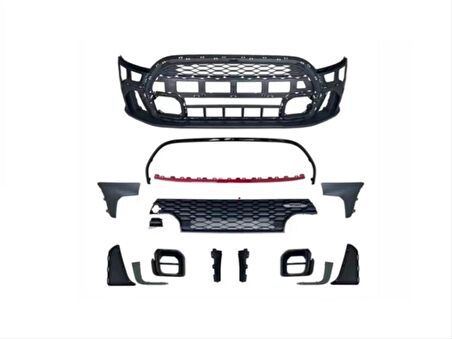 F55 MINI COOPER 2021+ IÇIN JCW ÖN TAMPON SET